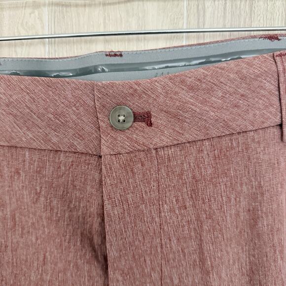 Walter Hagen Golf Pants Men's 40x32 Perfect 11 Slim Fit Maroon Stretch NWOT - Picture 4 of 13